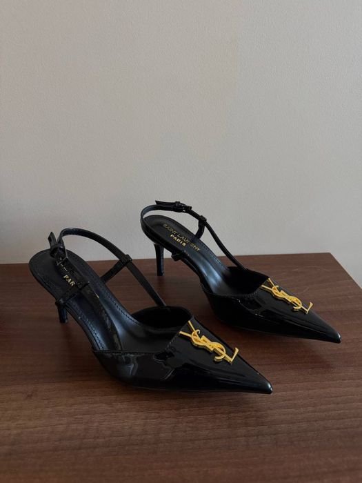 Женские Туфли Чёрные Кожа 37