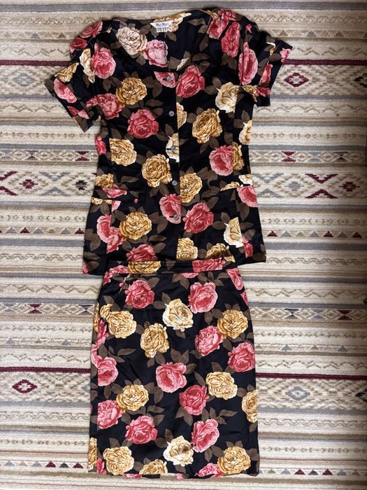 Femme Max Mara Costume Imprimé Floral 42