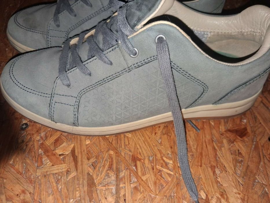 Women Loafers Grey Nubuck 37.5
