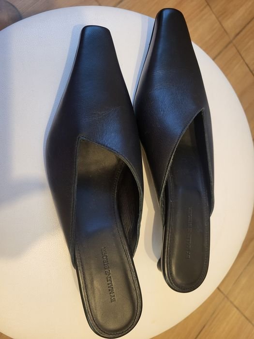 Femme Malene Birger Talons Noir Cuir 37