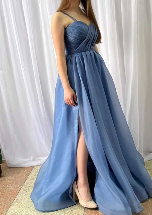 Donna Abito Blu Navy Altro Materiale 40