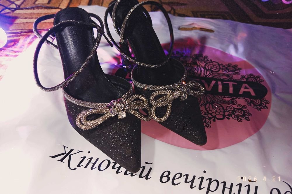 Женские Туфли Чёрные Другой 37