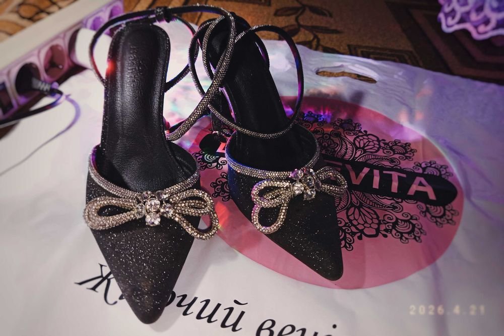 Женские Туфли Чёрные Другой 37