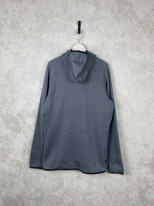 Uomo Salewa Fleece Grigio Polarlite Con Cappuccio