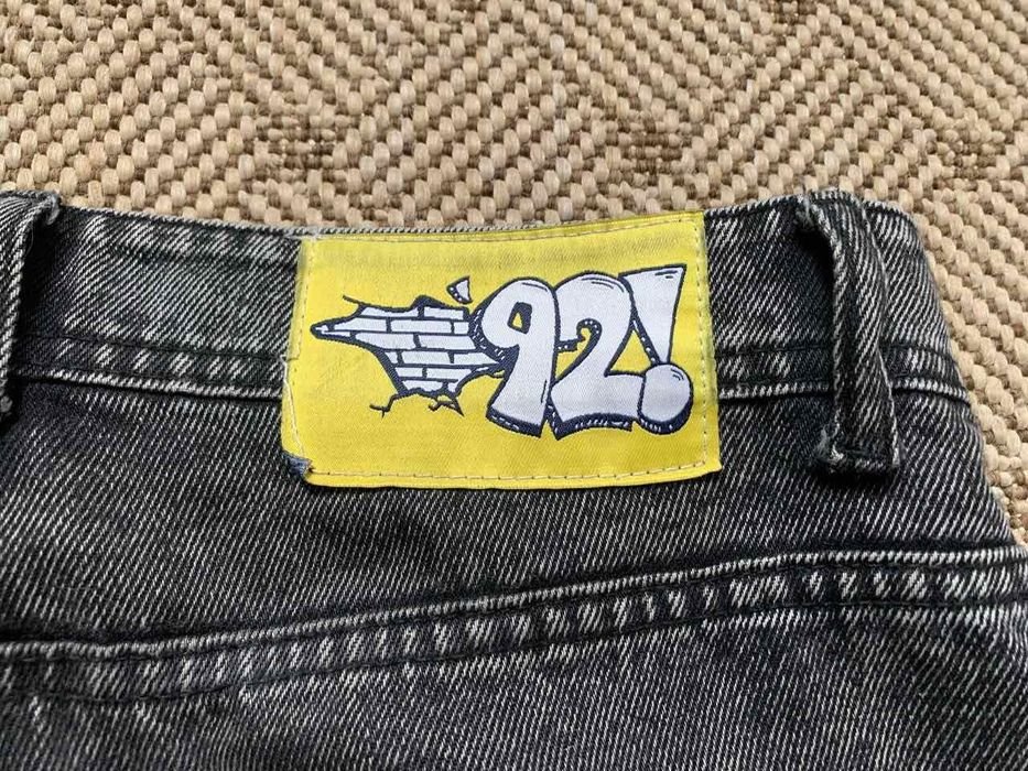 Uomo Big Boy Shorts Neri Denim