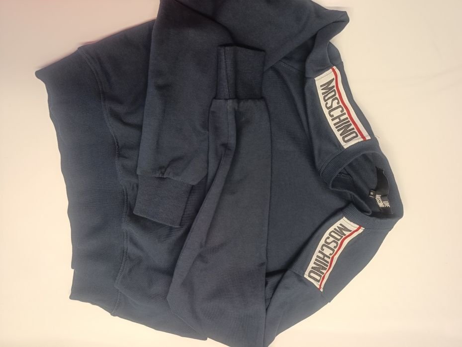 Мужской Love Moschino Светр Тёмно-синий Хлопок 38