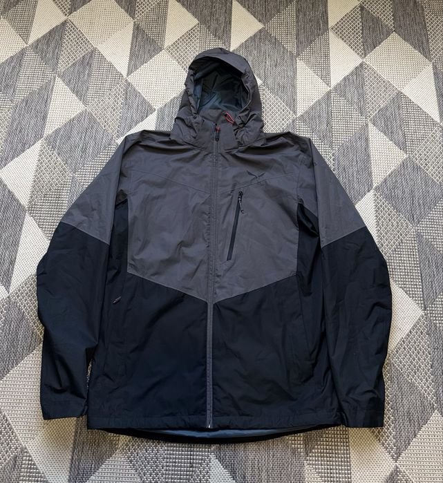 Uomo Salewa Giacca a Vento Grigia 40