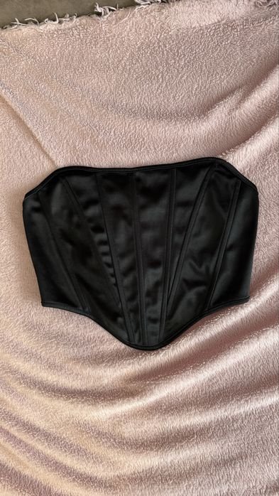 Donna Top Corsetto Nero S