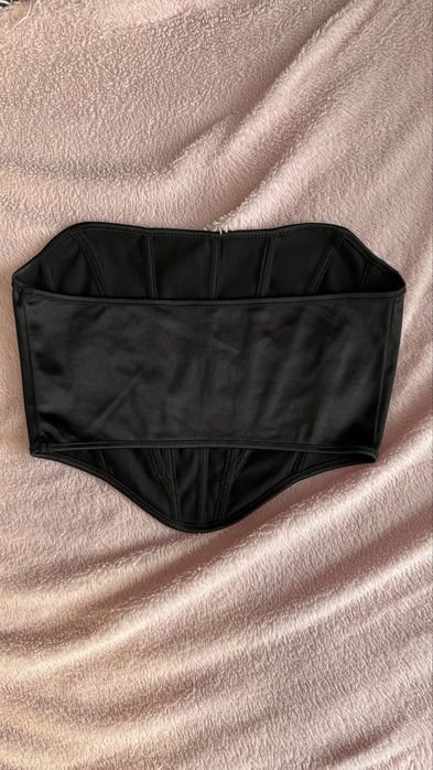 Donna Top Corsetto Nero S