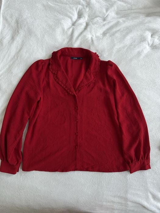 Donna Camicia Rossa 38