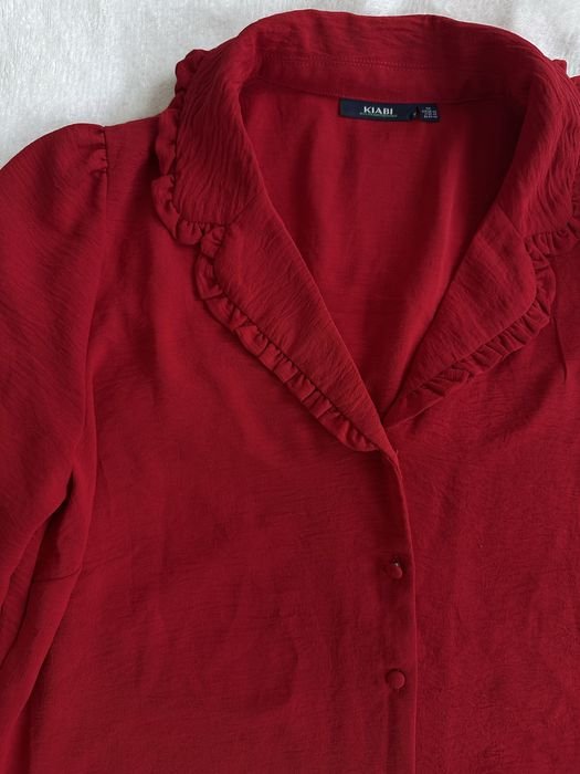 Donna Camicia Rossa 38