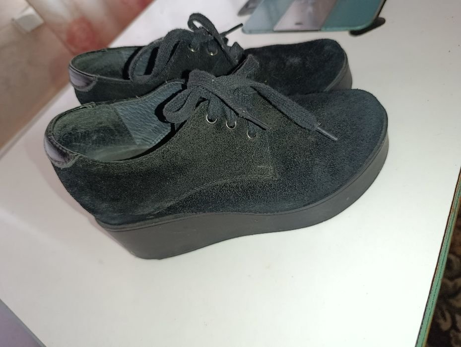 Donna Tacchi Neri Camoscio 36