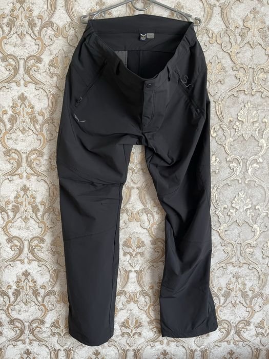 Uomo Salewa Pantaloni Neri 40