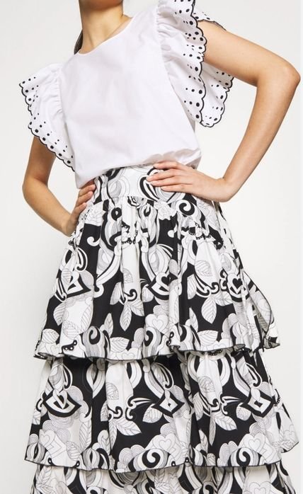 Women See By Chloe Skirt White Cotton 40