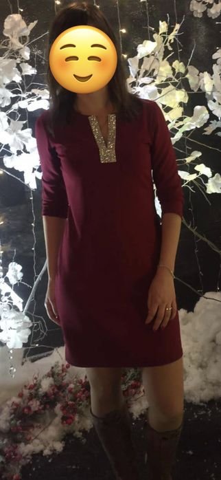 Femme Robe Bourgogne 36