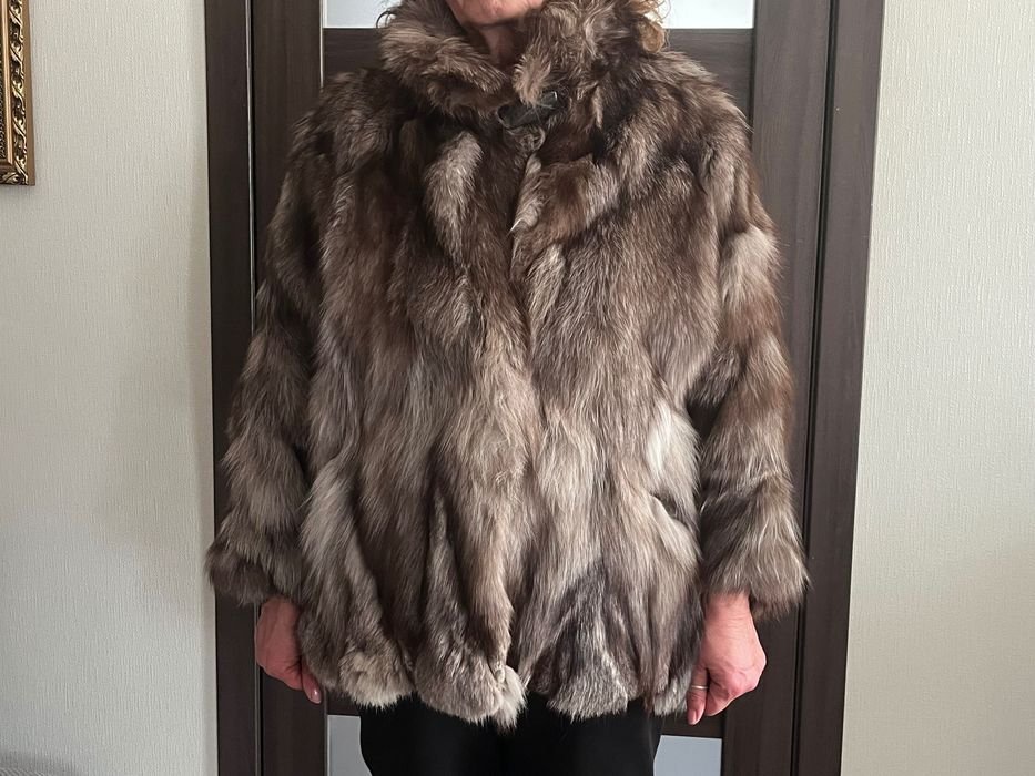 Women Multicolor Fur Coat 40