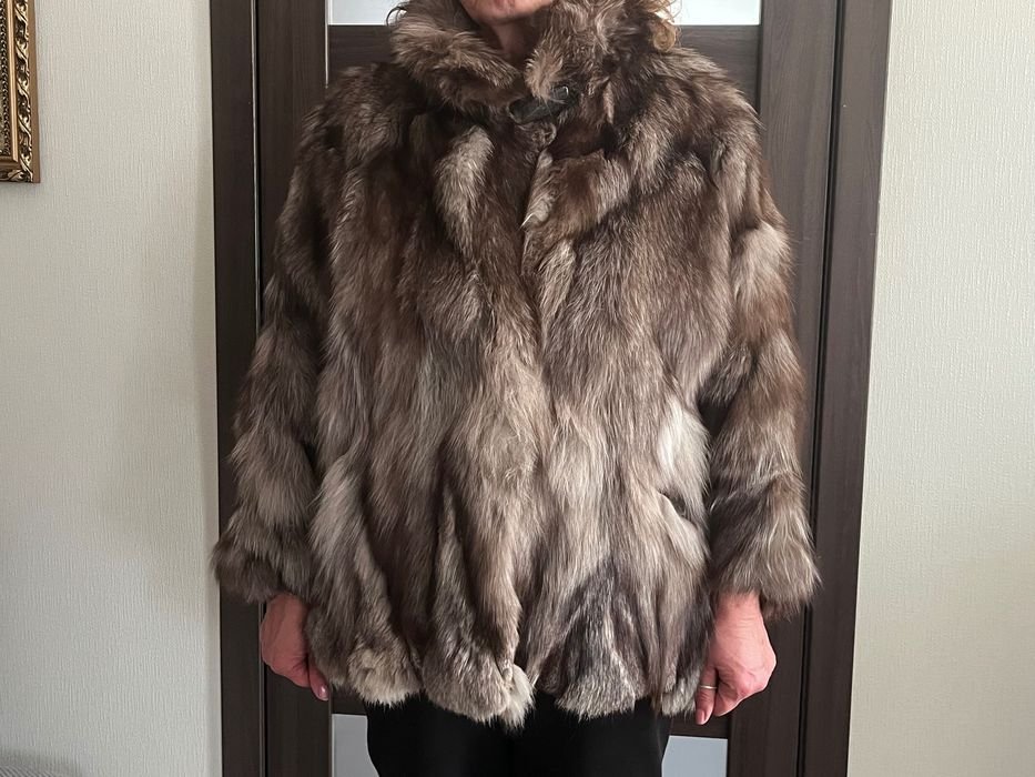 Women Multicolor Fur Coat 40