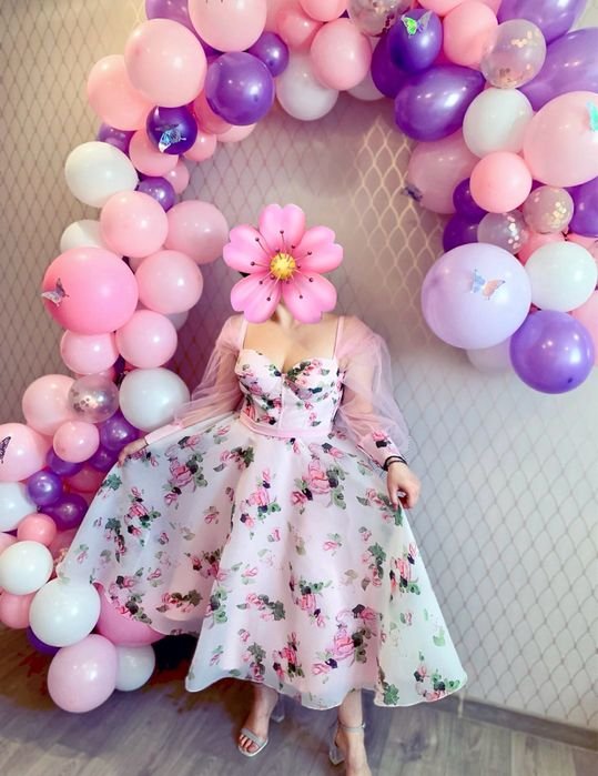 Women Dress Floral Pastel 40