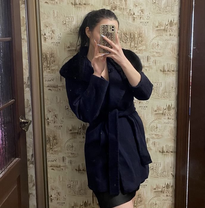 Femme Reiss Manteau Bleu Profond 34