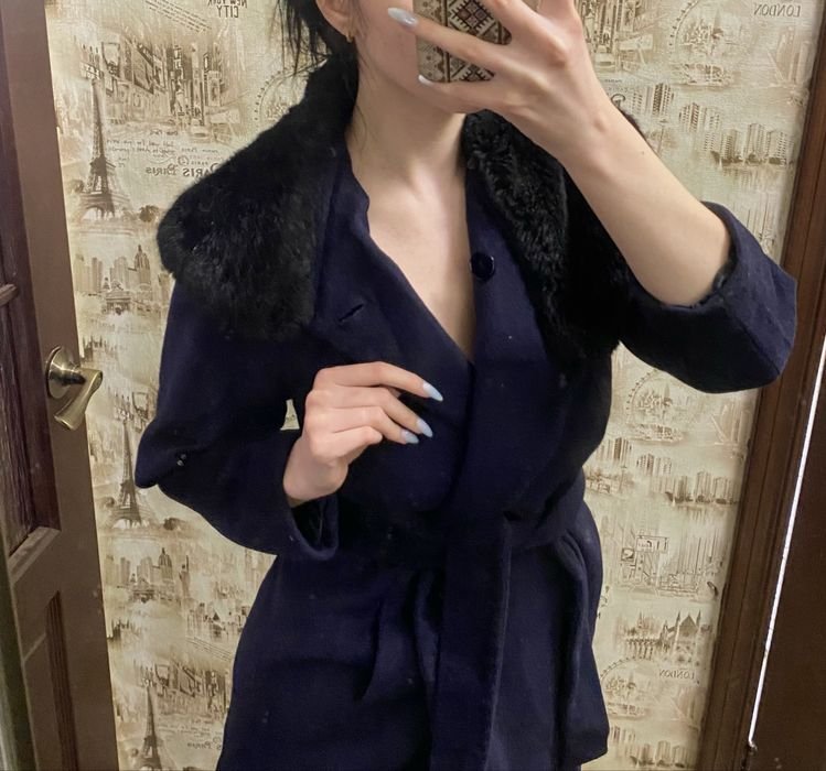 Femme Reiss Manteau Bleu Profond 34