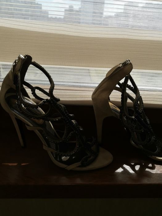 Femme Talons Beige Cuir 39