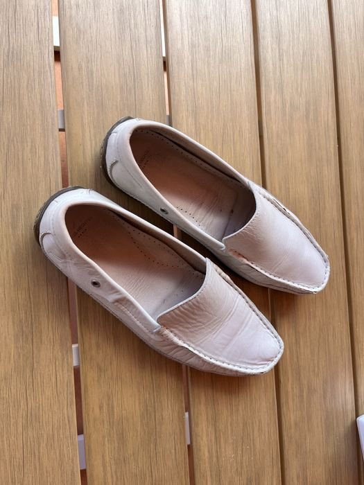 Homme Heels Blanc Cuir 41