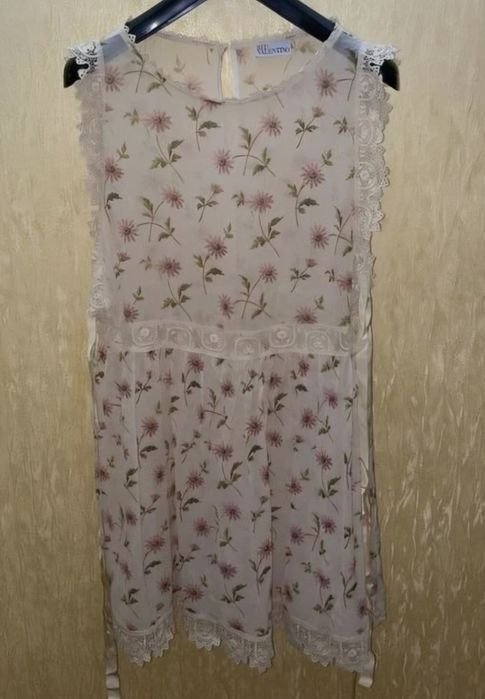 Damen Red Valentino Kleid Mehrfarbig Seide 36