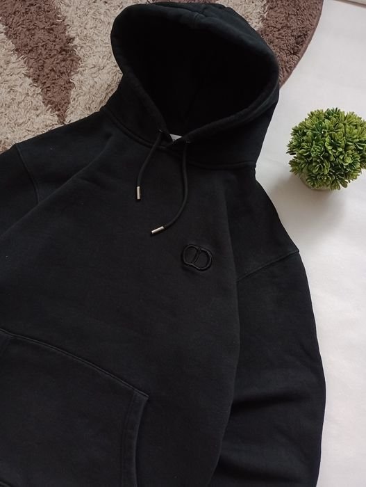 Uomo Christian Dior Felpa con Cappuccio Nera M