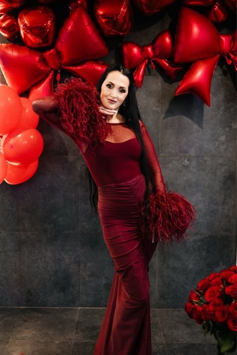 Женское Вечернее Платье Красное