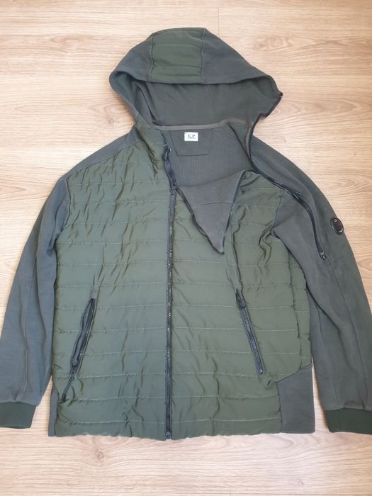 Men CP Company Military Jacket Green 42