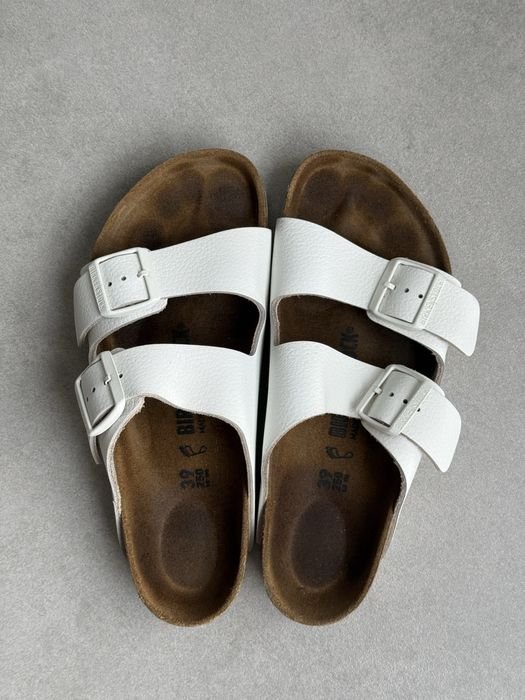 Женские Birkenstock Arizona Белые Кожа 39