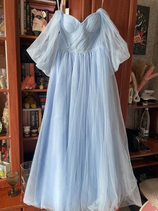 Женское Платье Голубое 36