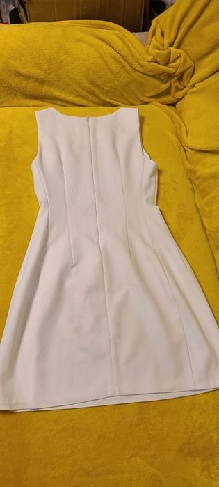 Женский Платье Белый Трикотаж 36