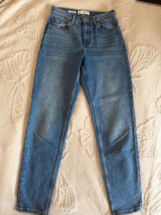 Damen Mango Jeans Marineblau 34