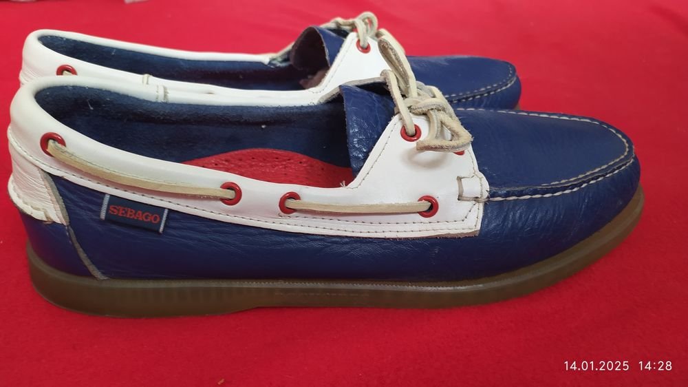 Herren Sebago Slipper Mehrfarbig Leder 46.5