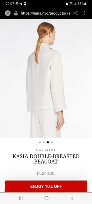 Femme Max Mara Costume Beige Lin 38