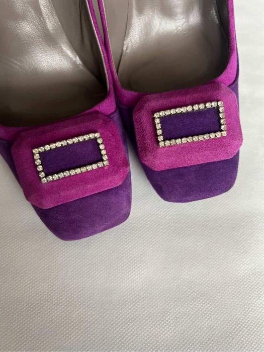 Femme Le Silla Talons Rose Suède 37.5