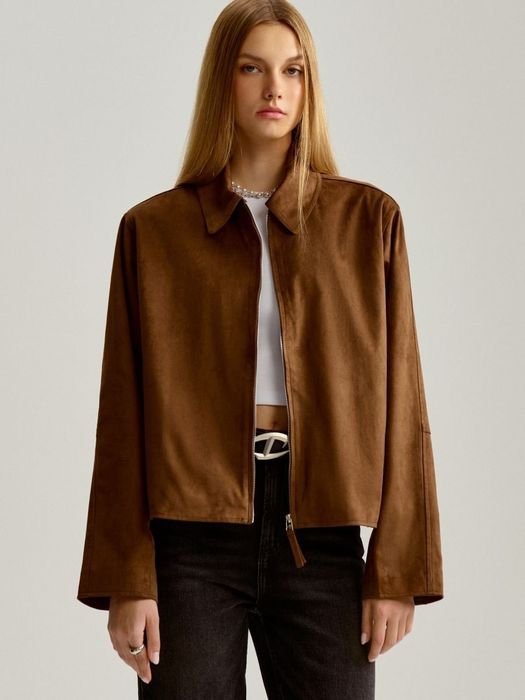 Damen Braune Jacke 36