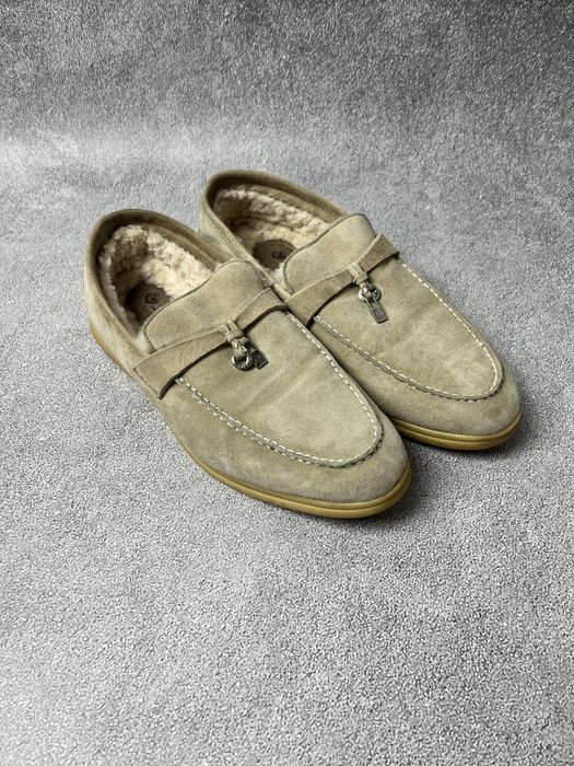 Femme Loro Piana Mocassins Suède 38