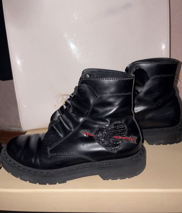 Женские Valentino Ботинки Чёрный 38