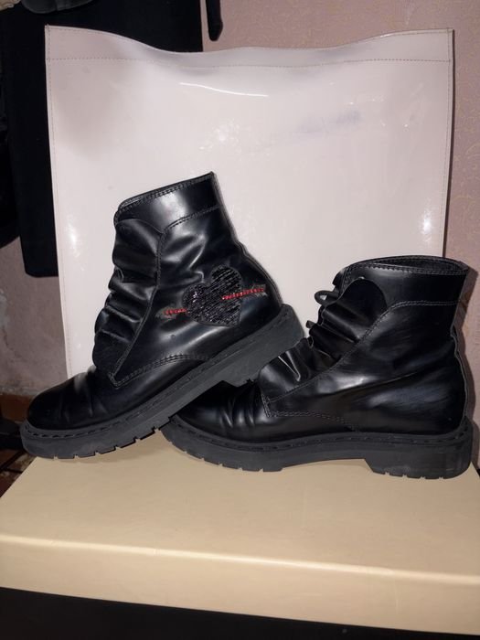 Женские Valentino Ботинки Чёрный 38