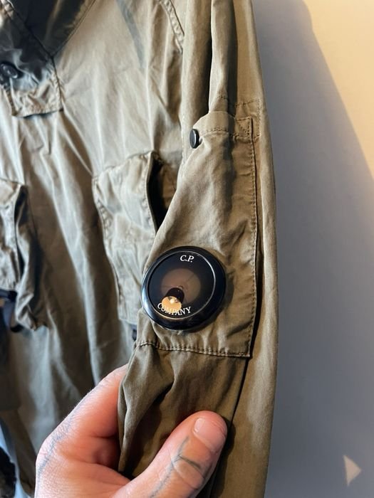 Men CP Company Windbreaker Green 38