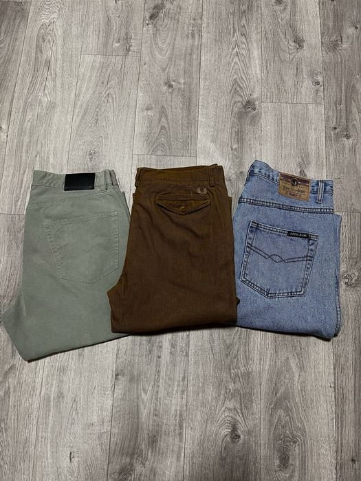 Men Hugo Boss Jeans Navy Cotton 32
