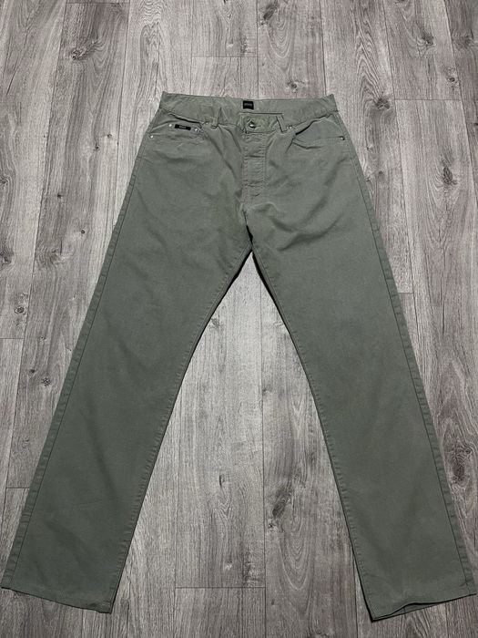 Men Hugo Boss Jeans Navy Cotton 32