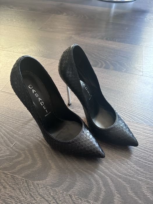 Мужские Casadei Туфли Чёрный 37