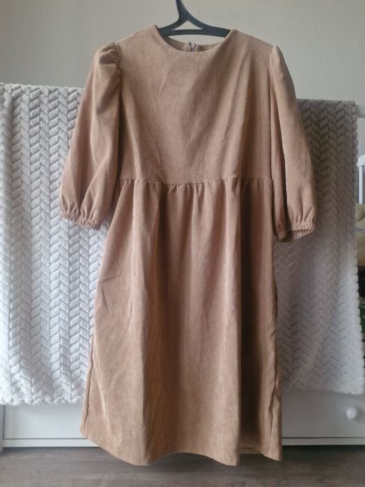 Damen Kleid Braun Anderes Material 36