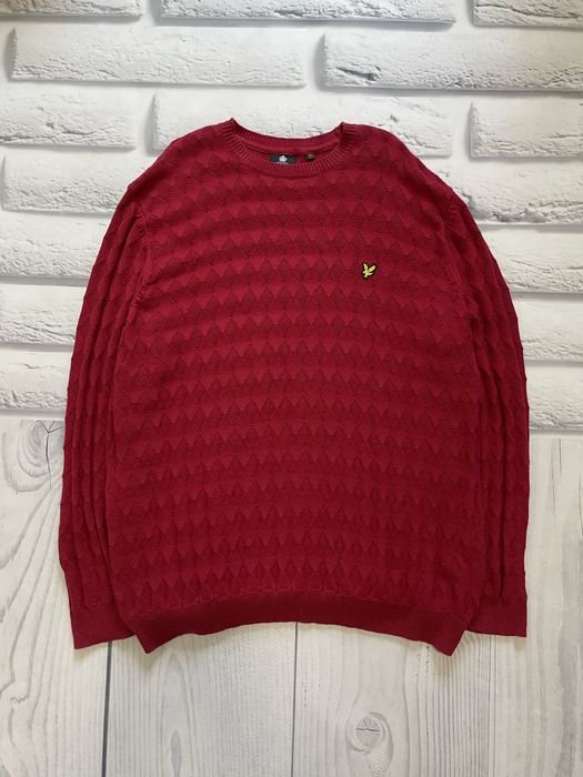 Men Lyle&Scott Sweater Red