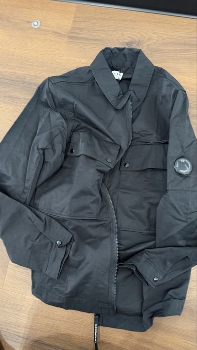 Men C.P. Company Jacket Black Nylon 40