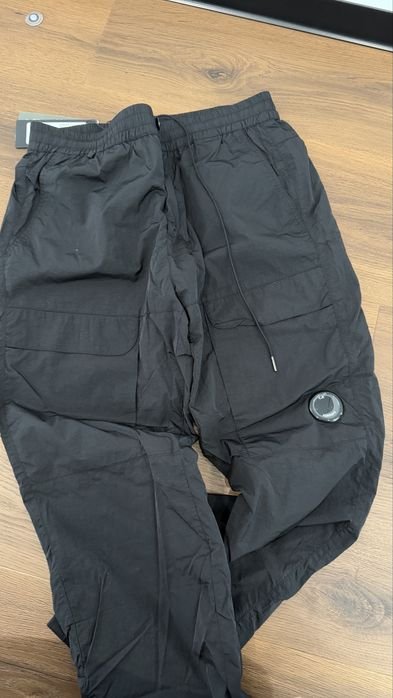 Men C.P. Company Jacket Black Nylon 40