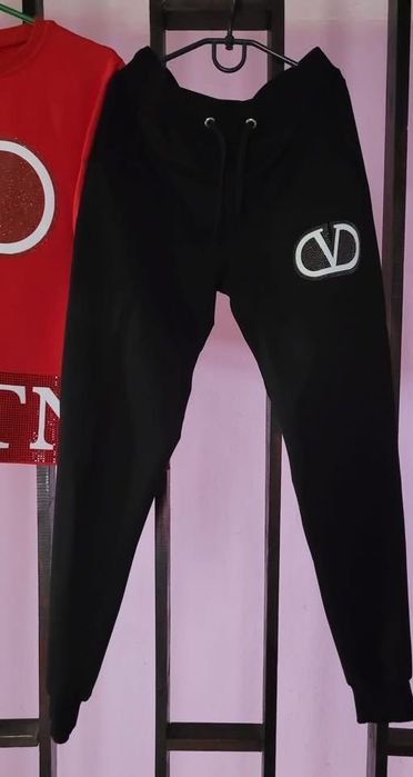 Damen Anzug Hose Schwarz 38